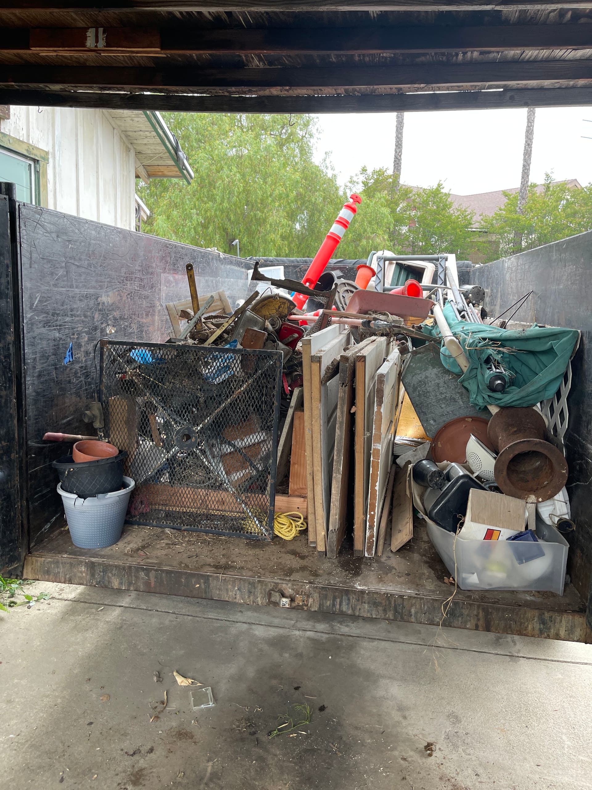 Overgrown Yard and Junk Haul Out Done Right image