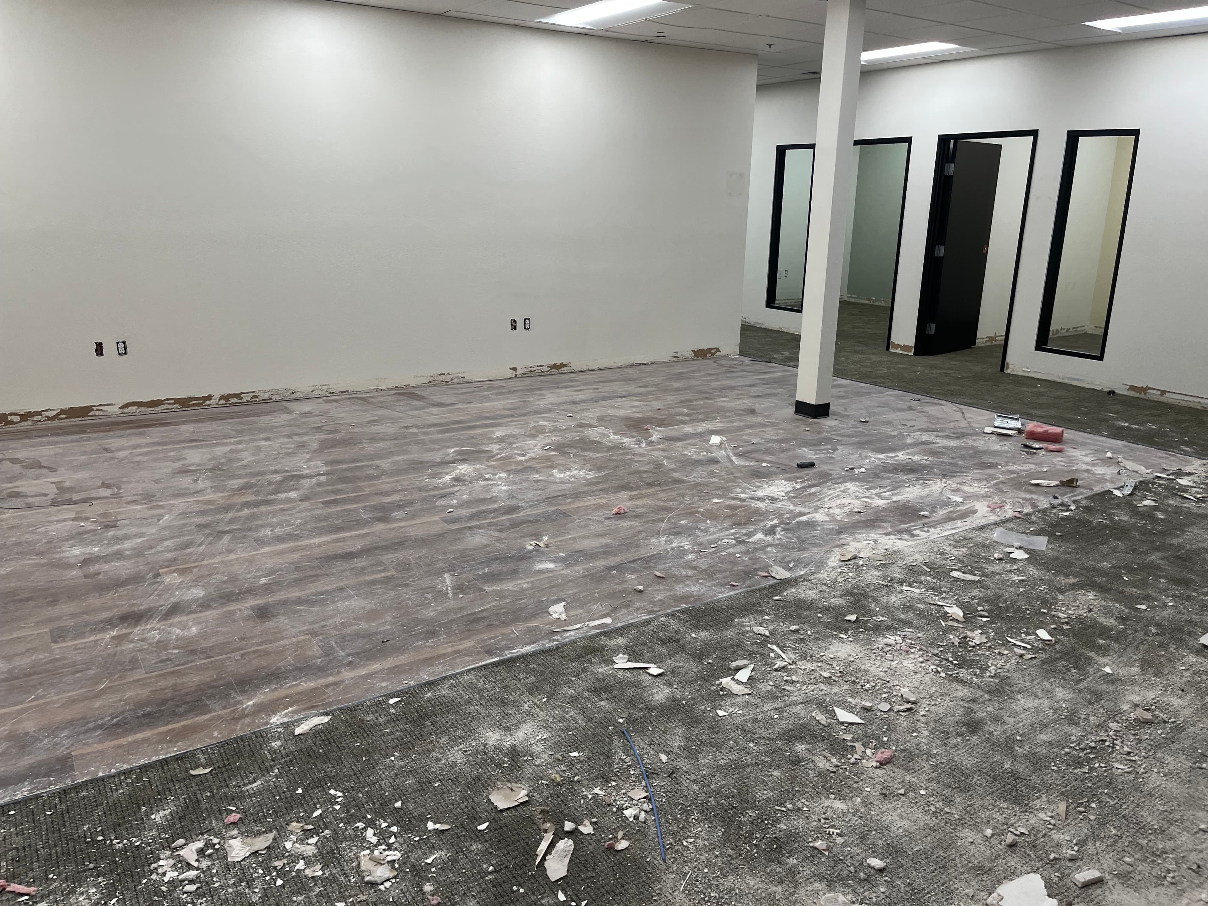 Project Complete Office Space Transformation Before Renovation image