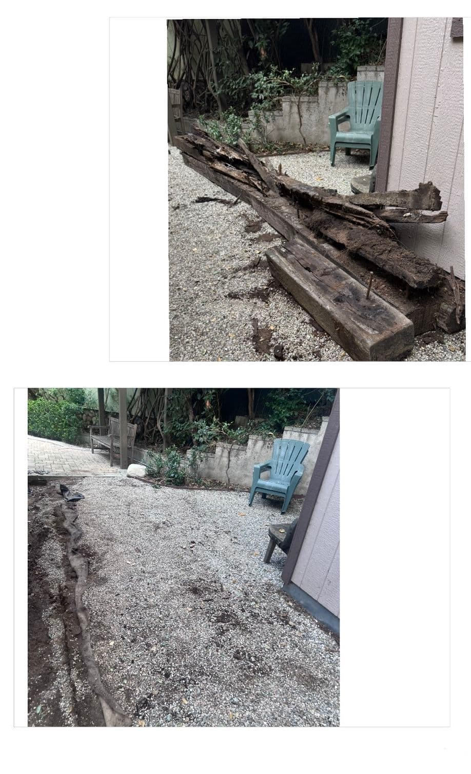 Yard Cleanup and Old Beam Removal in Pasadena image