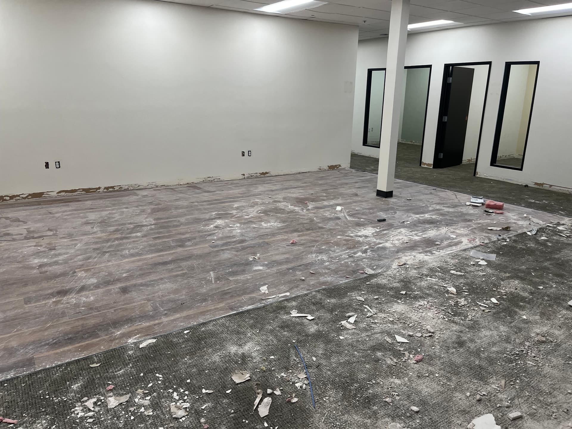 Complete Office Space Transformation Before Renovation image