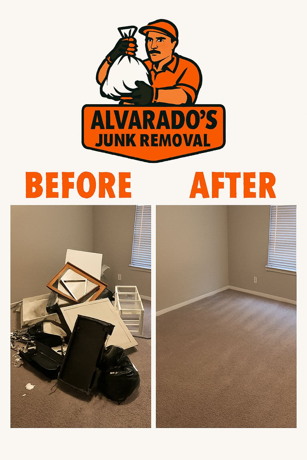 Clutter-Free Living Room Cleanup image